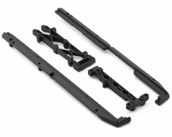 "SR7 FT Lower Chassis Brace Set, carbon"