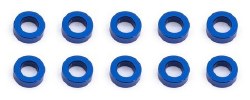 5.5x2.0mm Aluminum Ball Stud Washer (Blue) (10)