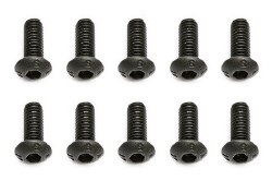 3x0.5x8mm Button Head Hex Screw (6)