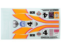 Associated RC10 Team Car Kit Decal Sheet