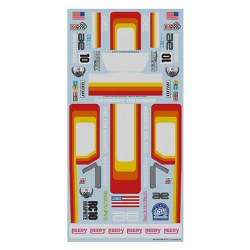Associated RC10 Graphite Kit Decal Sheet