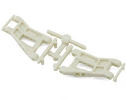 Associated RC10 Wide Front Suspension A-Arms (White) (2)