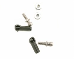 "RC10 Ballstud Set .30, silver"