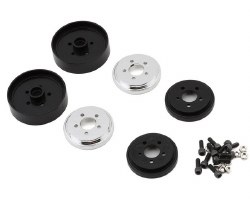 Associated RC10 Jay Halsey Front Wheels (Chrome) (2)