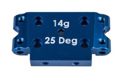 DR10/SR10 Factory Team Aluminum Front Bulkhead (Blue) (25?)