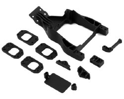 DR10M Front Chassis Plate & Gearbox Mount Set