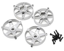 Associated Factory Team� Adjustable Wheel Face Plate (Silver) (4) (Inner)