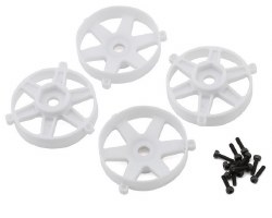 Associated Factory Team� Adjustable Wheel Face Plate (White) (4) (Inner)