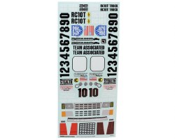 Associated RC10T Classic Decal Sheets (2)