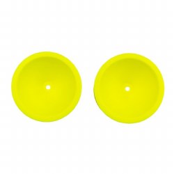 Team Associated Truck Rear Wheels, Yellow