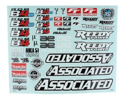 RC8B4 Decal Sheet