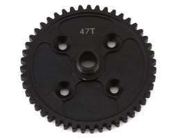 "RC8B4 Spur Gear, 47T Mod 1, metal"