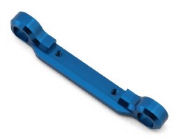 "RC8B4.1 Upper Link Mount, angled, blue aluminum"