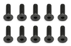 4x14mm Flat Head Hex Screw (10)