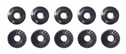 M4 Low Profile Serrated Steel Wheel Nuts