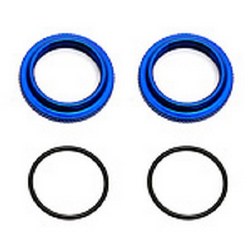 12mm Big Bore Threaded Collar (Blue) (2)