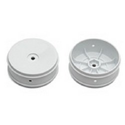 12mm Hex 61mm 2WD Front Buggy Wheels (2) (White)