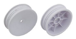 12mm Hex 2.2" "Slim" Front Buggy Wheels (White) (2) (B6)