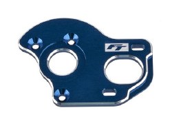 "RC10B6.1 FT LAYDOWN/LAYBACK MOTOR PLATE 3.5MM, BLU"