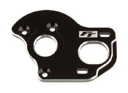 "RC10B6.1 FT LAYDOWN/LAYBACK MOTOR PLATE 3.5MM, BLK"