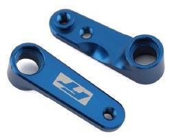 "RC10B6.4 FT Steering Bellcranks, blue aluminum"