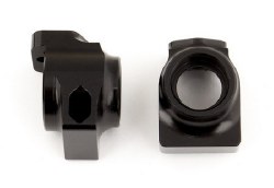 B64 Factory Team Aluminum Rear Hubs (Black) (2)