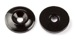 Factory Team Aluminum Wing Buttons (Black)