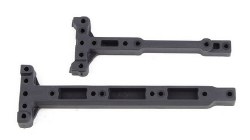 "RC10B74 FT Chassis Braces, carbon fiber"