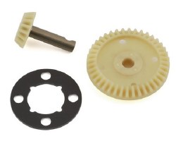 "RC10B74.2 FT Ring and Pinion Gear Set, molded"