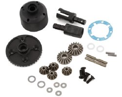 "RC10B74.1 LTC Differential Set, front and rear"