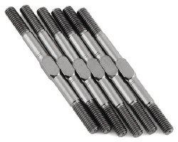 Factory Team RC10B6.4/B6.4D 3.5mm Titanium Turnbuckle Set (6)