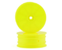 12mm Hex 2.2 4WD Front +1.5mm Buggy Wheels (2) (B74) (Yellow)