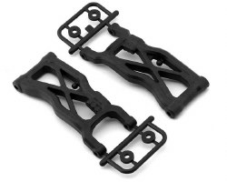 "RC10B7 FT Rear Suspension Arms, carbon"