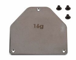 "RC10B7 FT Steel Servo Weight Plate, 16g"