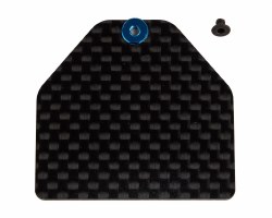 "RC10B7 FT Carbon Fiber Servo Weight Plate, 4g"