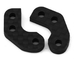 Associated RC10B7 Factory Team Caster Block Link Mounts (-1mm) (2)