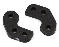 "RC10B7 Caster Block Link Mount Set, -2mm"