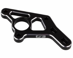 "RC10B7 FT Motor Mount, black aluminum"