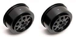 KMC Short Course Wheels (Black) (2) (SC10 Front) (Not Hex)