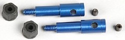 9623 FT Inline Axle Blue Alum RC10B4