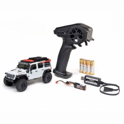 Axial 1/30 SCX30 Jeep Wrangler JLU Brushed 4x4 RTR B&C Incl WHT
