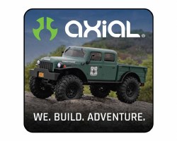 Axial We Build Adventure Sticker