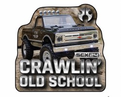 Axial Crawlin' Old School Sticker