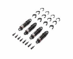 Oil Shock Set 6mm, (.213 LBS/IN Red): SCX24 (4)