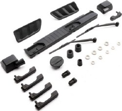 SCX6: Jeep JLU Exterior Detail Parts