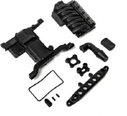 SCX6: Front Servo Mount/Engine Cover/Seals