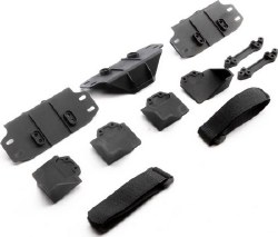 SCX6: Battery Trays & Straps Set