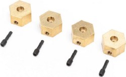 Hex Hubs, Brass (7g) (4): UTB18