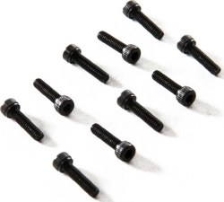 M2.6x10mm Cap Head (Black) (10pcs)