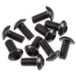 AXA0113 Hex Socket Button Head Black M3x6mm (10)